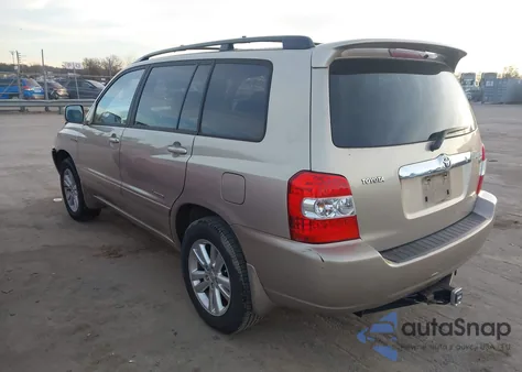 2006 Toyota Highlander Hybrid Limited V6 из США, поврежденный, VIN JTEDW21A860016213